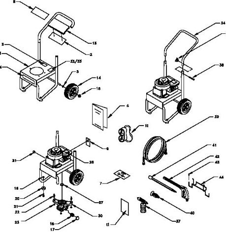 GENERAC 1171-0 parts breakdown